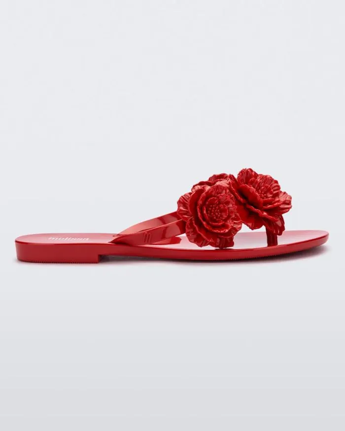 Flip Flops Women Melissa Harmonic Springtime Red