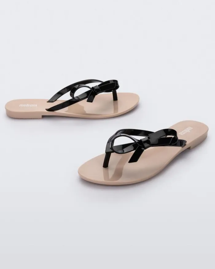 Flip Flops Women Melissa Harmonic Sweet Beigeblack