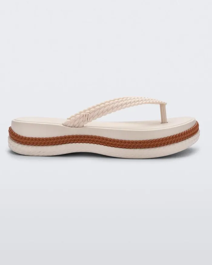 Flip Flops Women Melissa Leblon Beigebrown