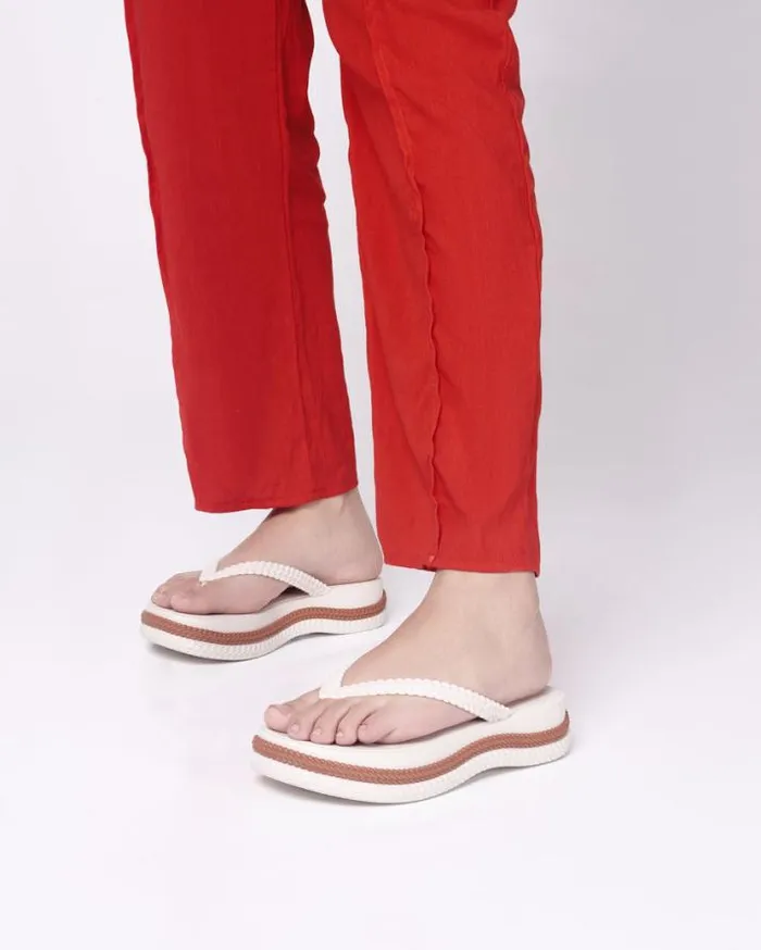 Flip Flops Women Melissa Leblon Beigebrown