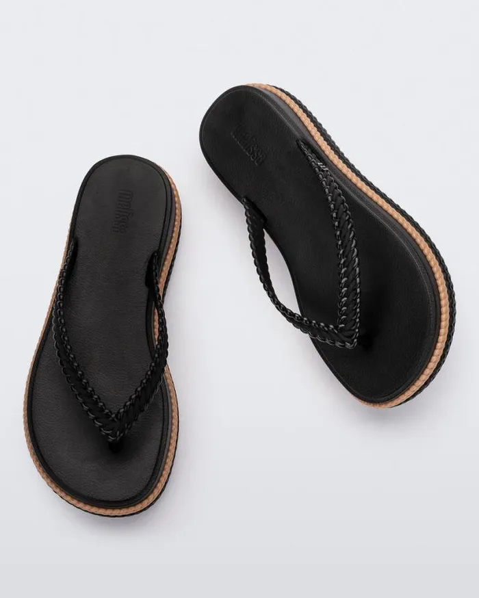Flip Flops Women Melissa Leblon Blackbeige