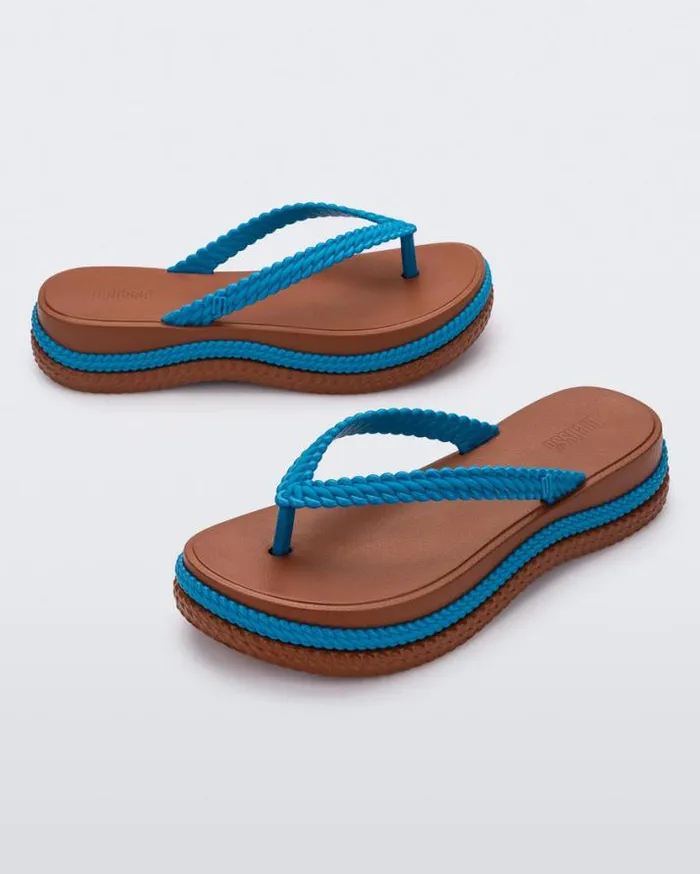 Flip Flops Women Melissa Leblon Brownblue