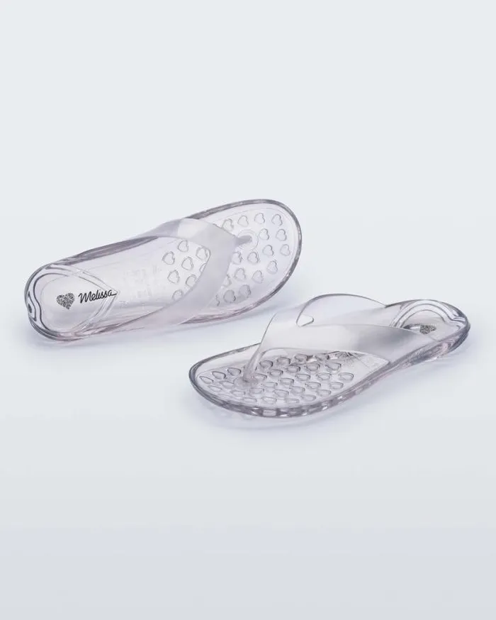 Flip Flops Women Melissa Real Jelly Flip Flop Clear