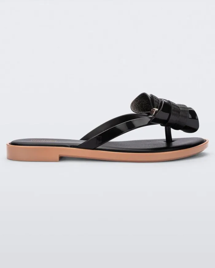 Flip Flops Women Melissa Slim Flip Flop Black