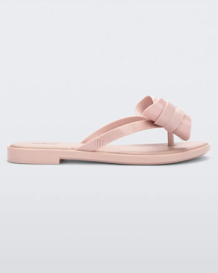 Flip Flops Women Melissa Slim Flip Flop Glitter Pink
