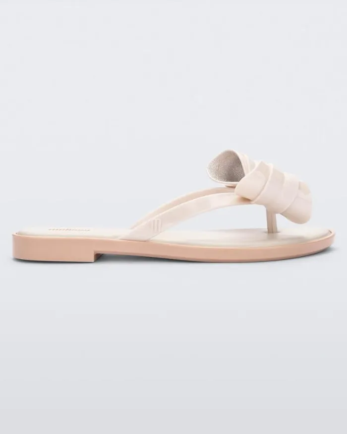 Flip Flops Women Melissa Slim Flip Flop Light Beige