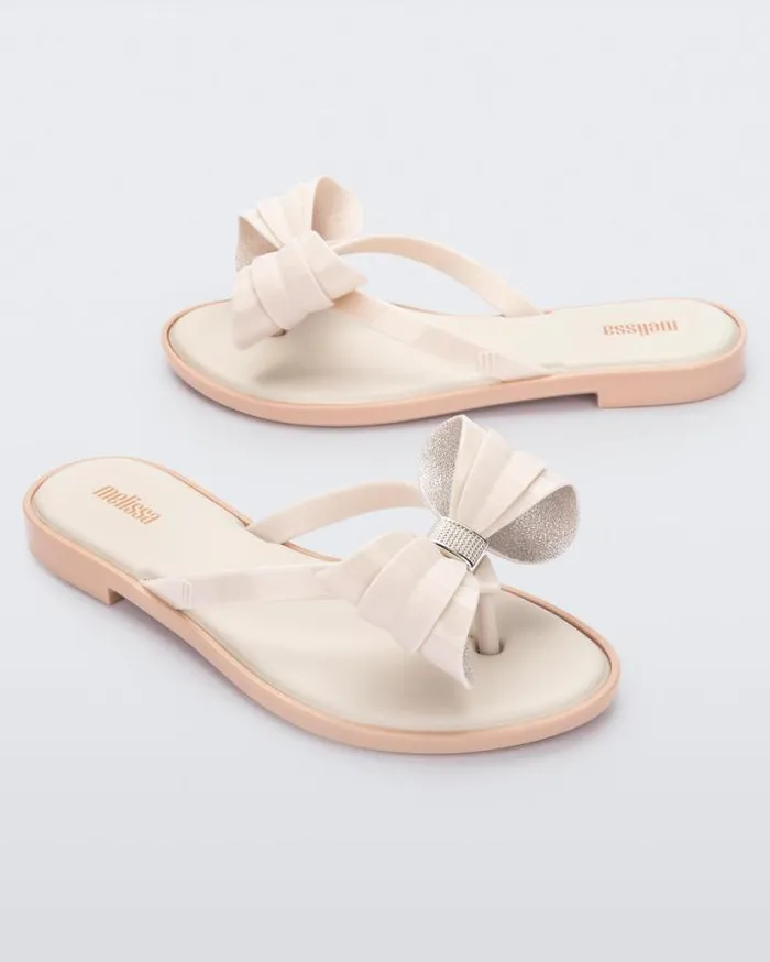 Flip Flops Women Melissa Slim Flip Flop Light Beige