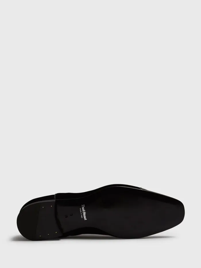 Formal Shop Mens Paul Stuart Hades II Formal LaceUp Black Patent Velvet Gros Grain Formal Shop Mens Paul Stuart Hades II Formal LaceUp Black Patent Velvet Gros Grain