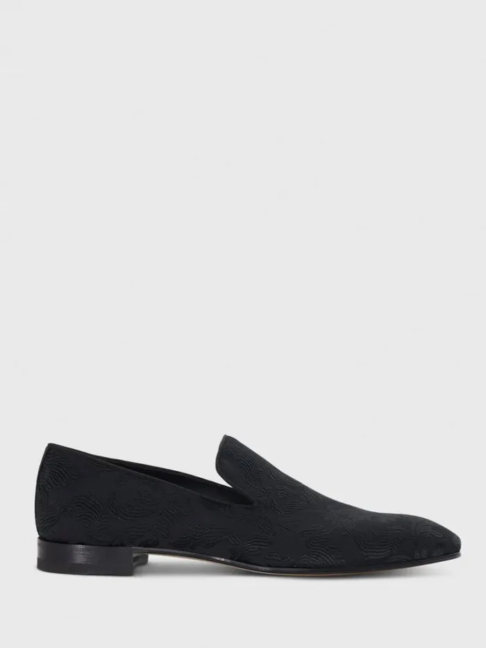 Formal Shop Mens Paul Stuart Harrier Brocade Formal SlipOn Black