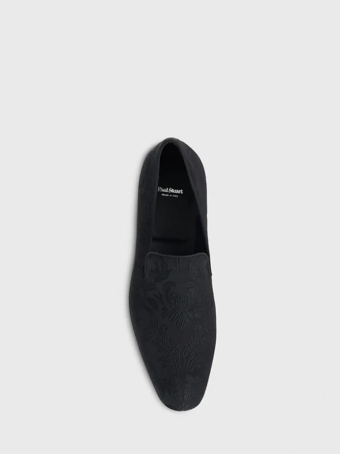 Formal Shop Mens Paul Stuart Harrier Brocade Formal SlipOn Black