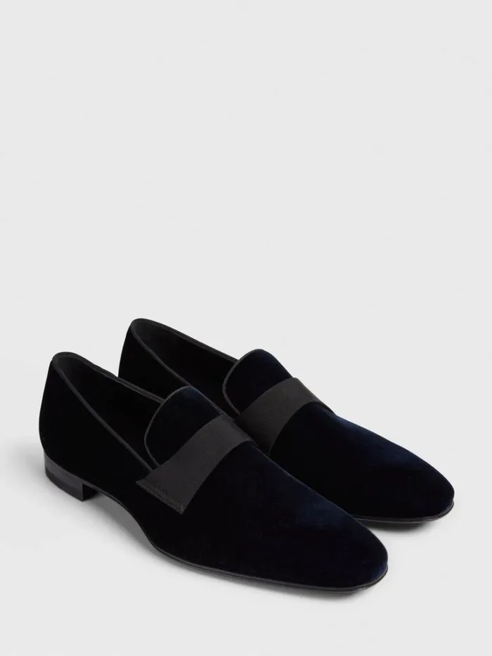 Formal Shop Mens Paul Stuart Heron Patent Leather Formal SlipOn Black Patent