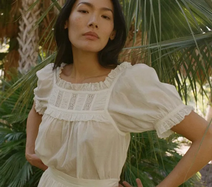 FRANCES TOP Salt Lace Shop DEN Tops