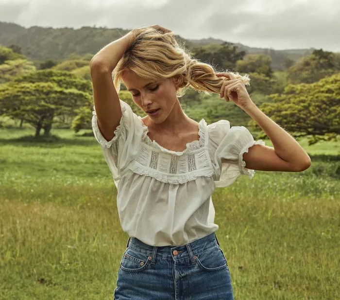 FRANCES TOP Salt Lace Shop DEN Tops