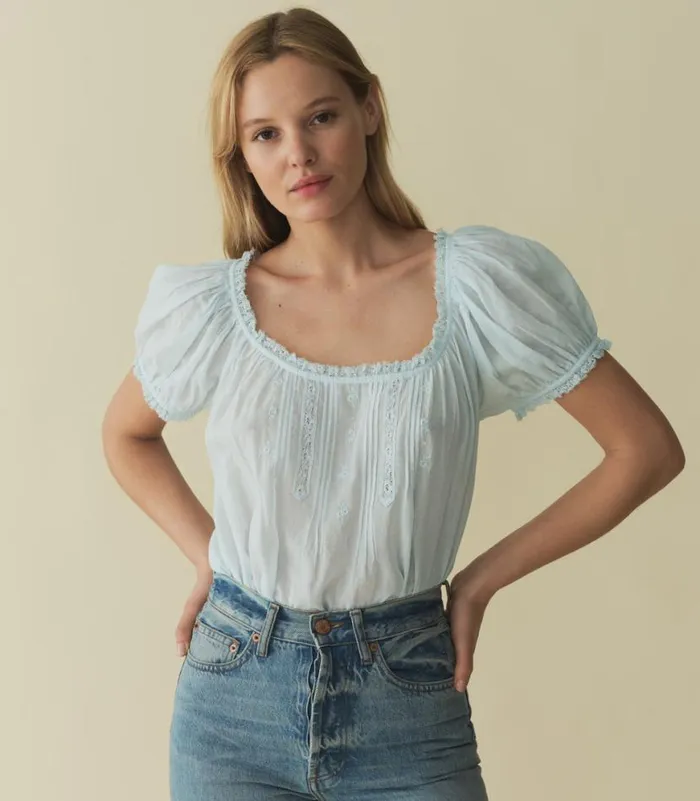 FREDERICA TOP Alice Blue Shop DEN Tops