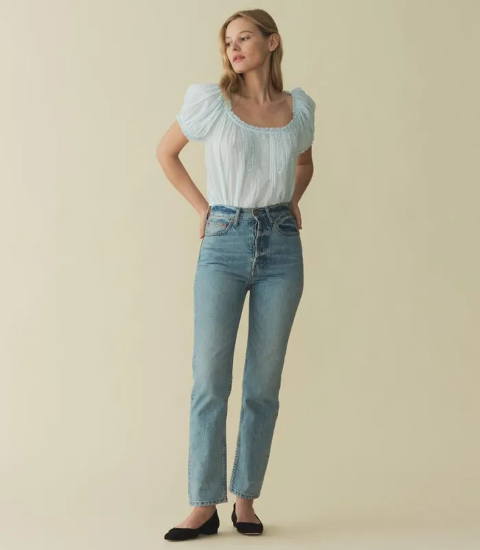 FREDERICA TOP Alice Blue Shop DEN Tops