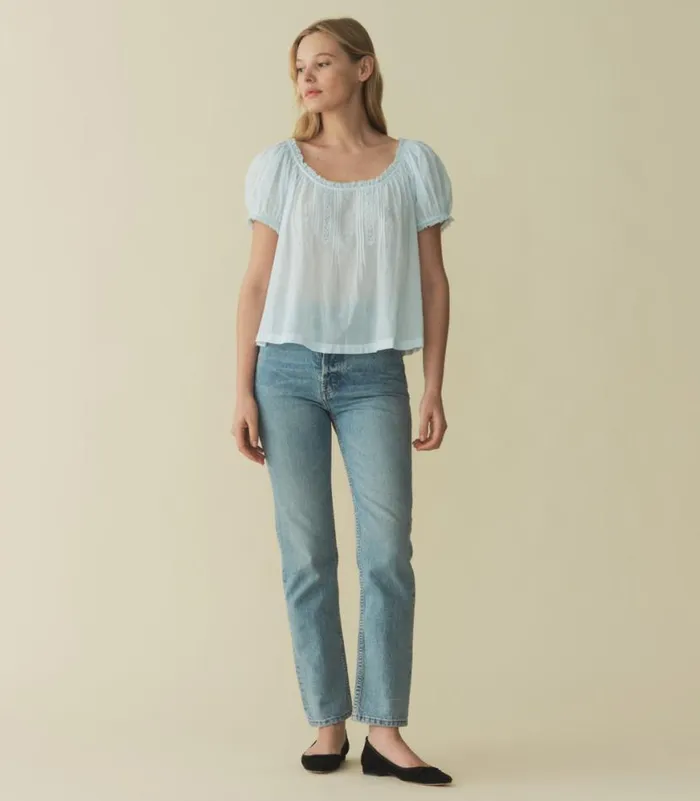 FREDERICA TOP Alice Blue Shop DEN Tops