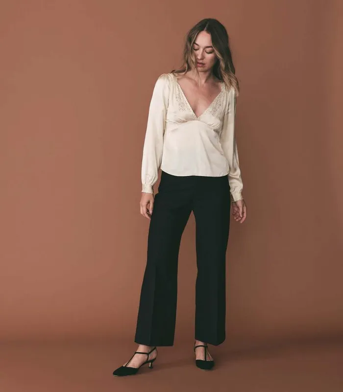 FREYDA TOP Mother Of Pearl Shop DEN Tops