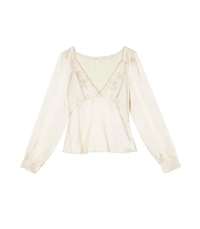 FREYDA TOP Mother Of Pearl Shop DEN Tops