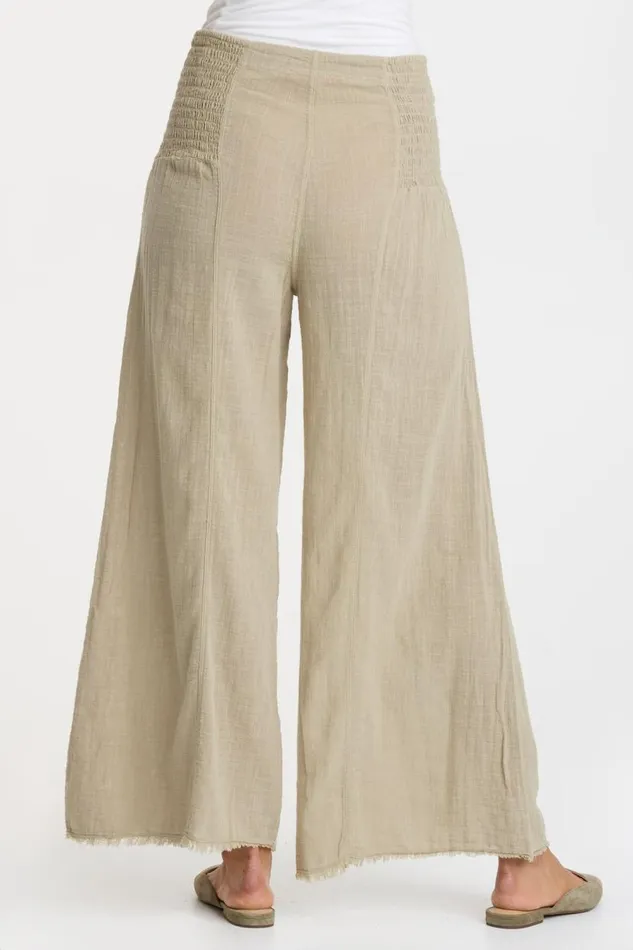 Gauze Kaj Wide Leg Pastel Rosemary Clothing XCVI Pants