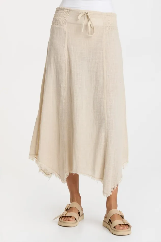 Gauze Zuri Skirt Cremini Clothing XCVI Skirts