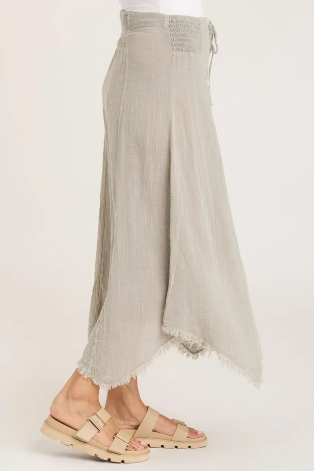 Gauze Zuri Skirt Whitecap Pigment Clothing XCVI Skirts