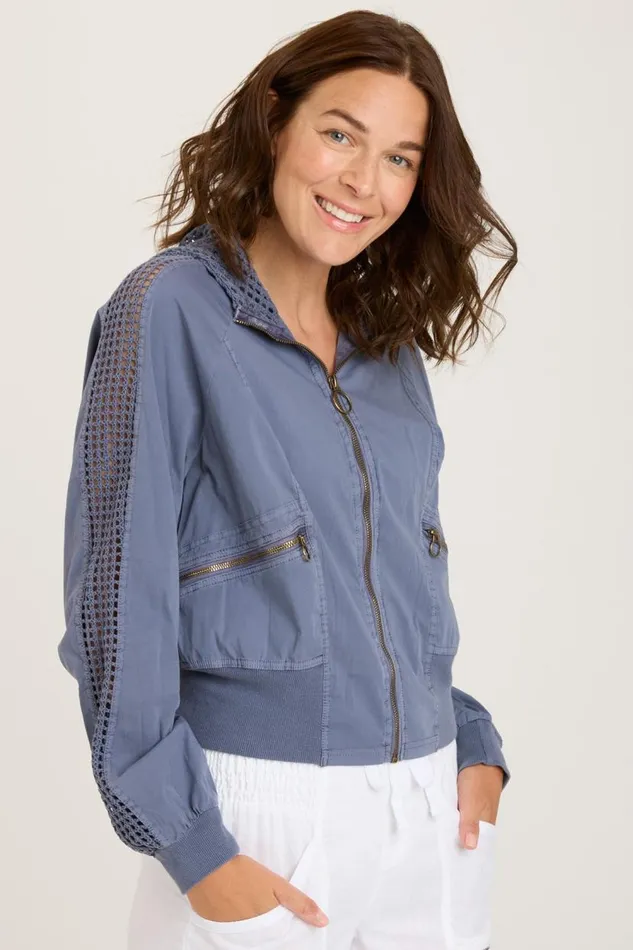 Gillian Bomber Hypnotic Pigment Clothing XCVI Jackets