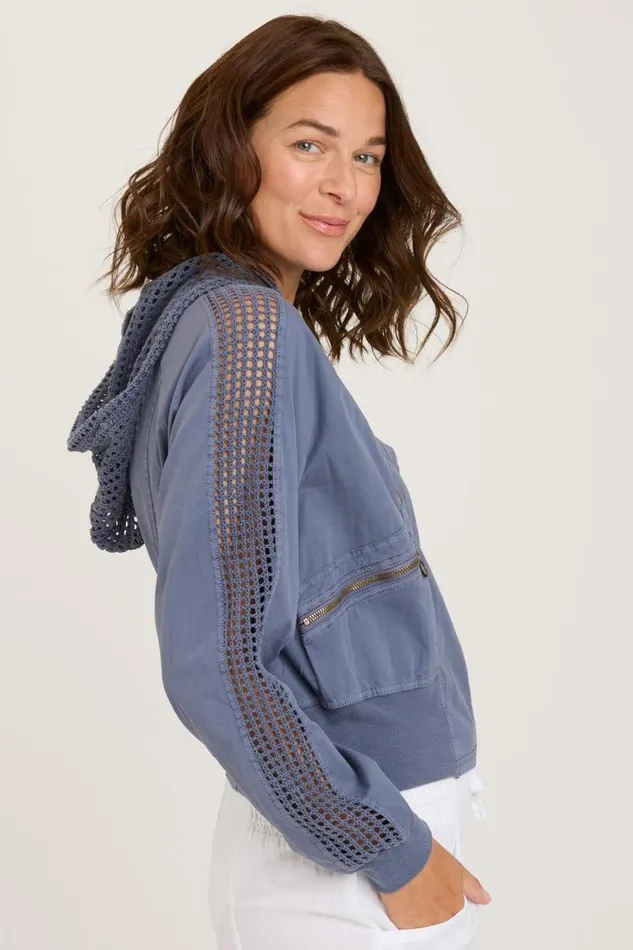 Gillian Bomber Hypnotic Pigment Clothing XCVI Jackets