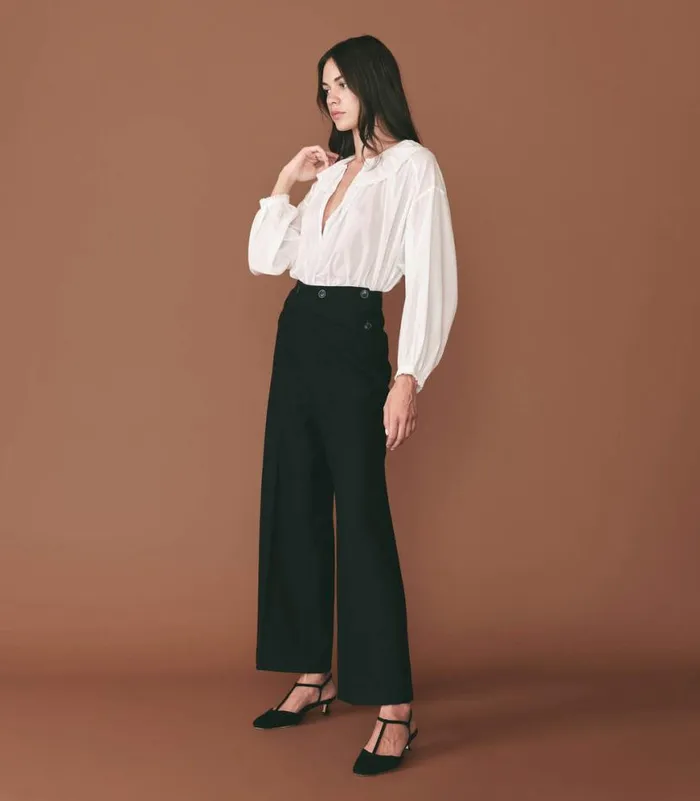 GLENNE PANT Deep Navy Shop DEN Pants and Shorts