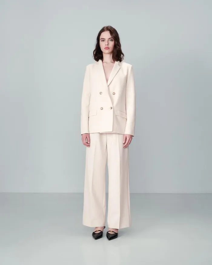 Grace and Mila Blazers BLAZER ECRU NOIX 8211 Shop