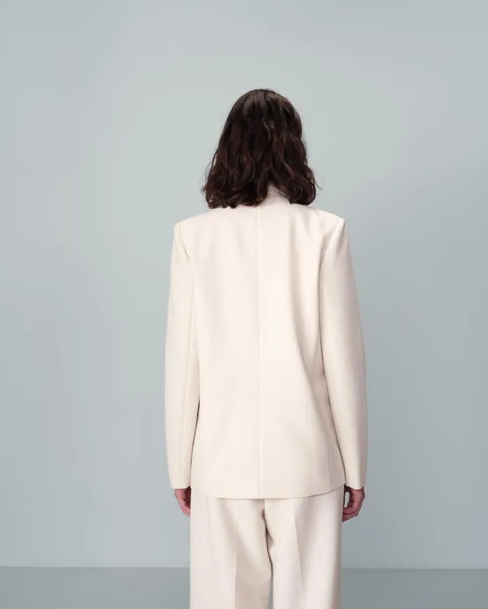 Grace and Mila Blazers BLAZER ECRU NOIX 8211 Shop