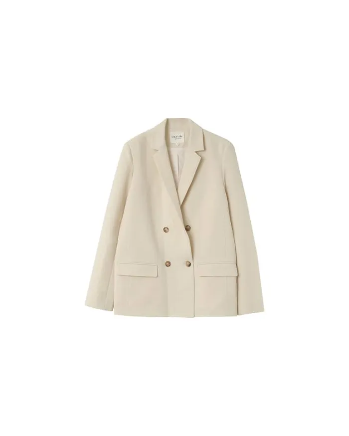 Grace and Mila Blazers BLAZER ECRU NOIX 8211 Shop