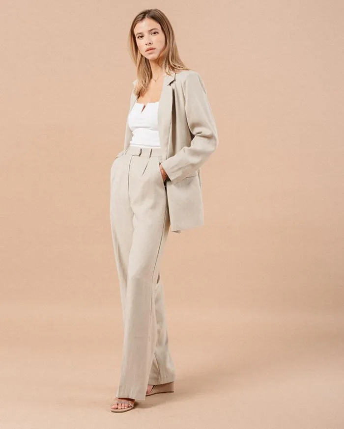 Grace and Mila Blazers JACKET BEIGE MALENE 8211 Shop