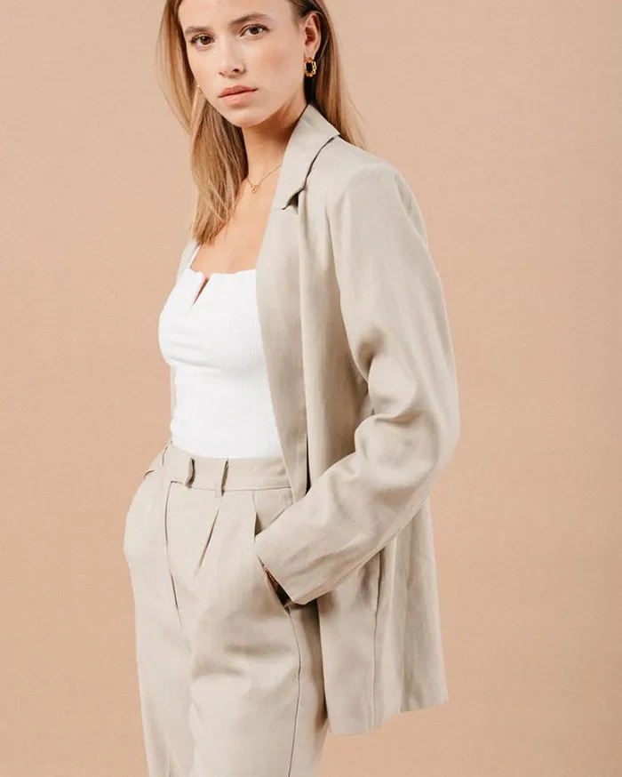 Grace and Mila Blazers JACKET BEIGE MALENE 8211 Shop
