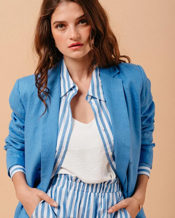 Grace and Mila Blazers JACKET BLEU MOZART 8211 Shop