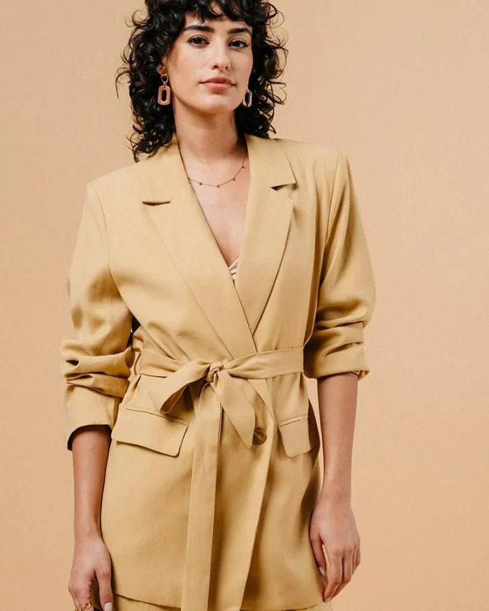 Grace and Mila Blazers JACKET OCRE MALENE 8211 Shop