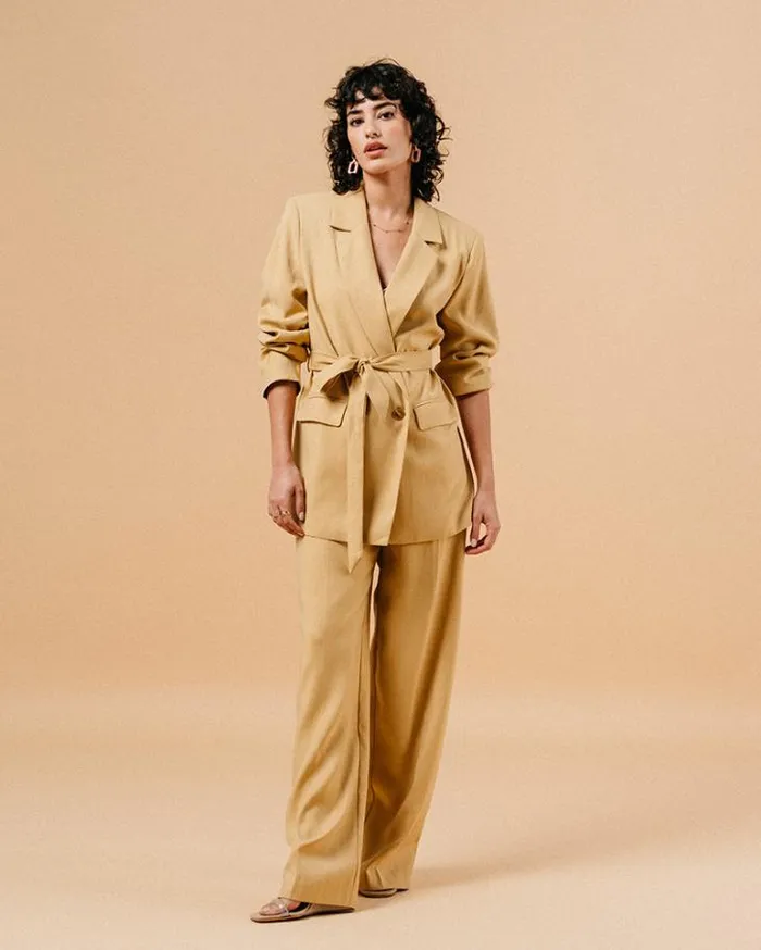 Grace and Mila Blazers JACKET OCRE MALENE 8211 Shop