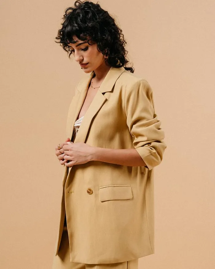 Grace and Mila Blazers JACKET OCRE MALENE 8211 Shop