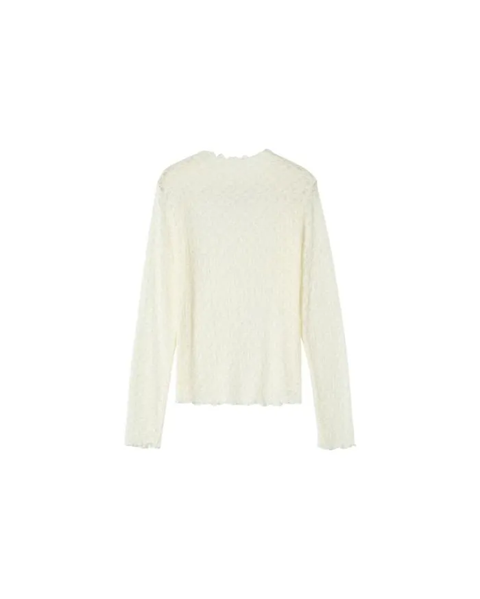 Grace and Mila Dressy Tops TEESHIRT ECRU NICOLE 8211 Shop