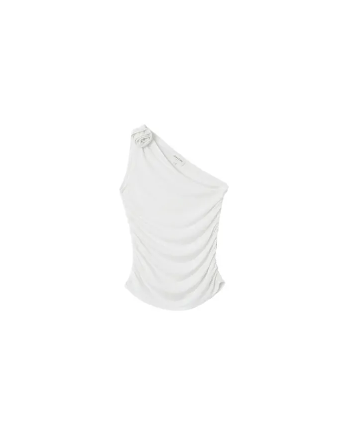 Grace and Mila Dressy Tops WOVEN TOP ECRU MYROSE 8211 Shop