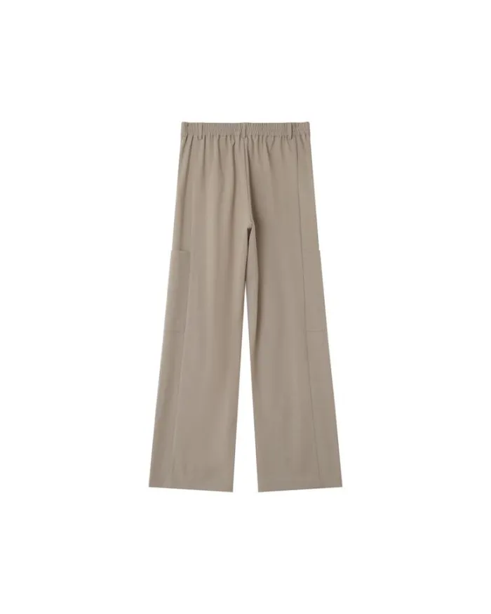 Grace and Mila Flowing Trousers TROUSERS BEIGE NOYOCO 8211 Shop