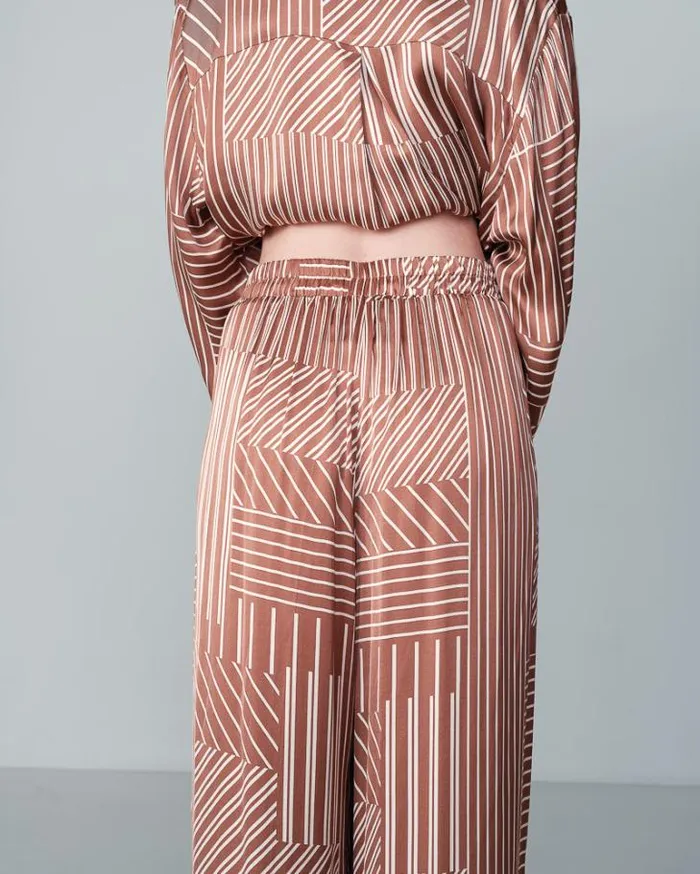 Grace and Mila Flowing Trousers TROUSERS CHOCOLAT NELSON 8211 Shop