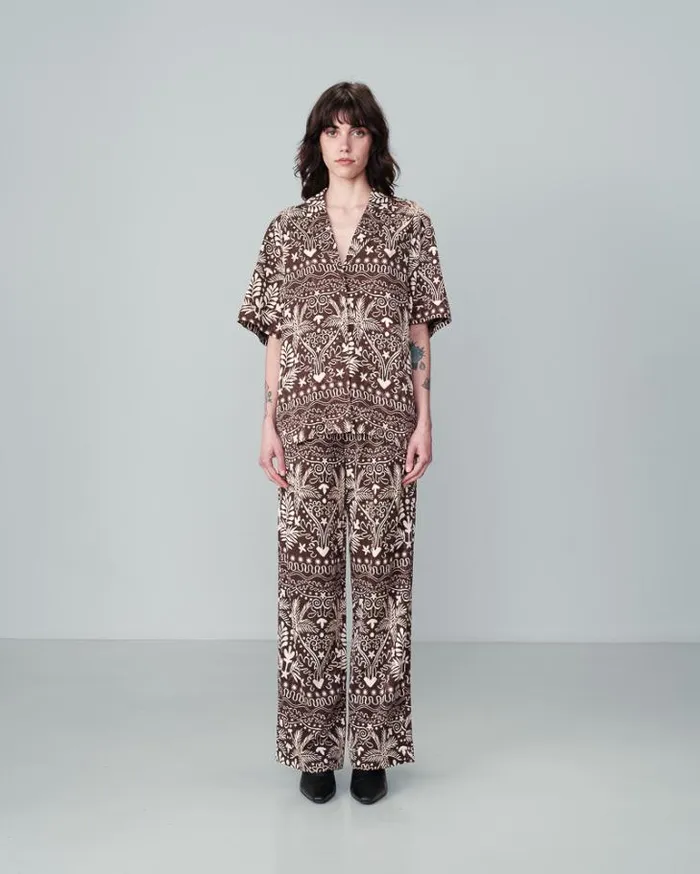 Grace and Mila Flowing Trousers TROUSERS CHOCOLAT NILOS 8211 Shop