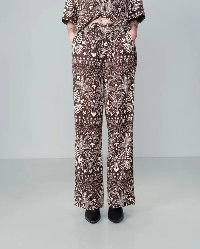 Grace and Mila Flowing Trousers TROUSERS CHOCOLAT NILOS 8211 Shop