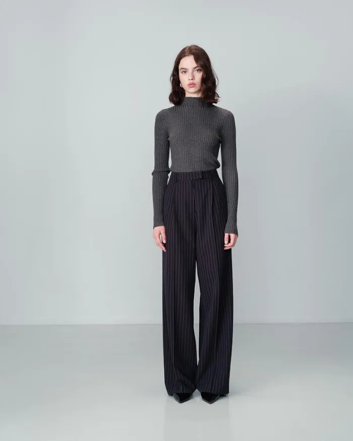 Grace and Mila Flowing Trousers TROUSERS MARINE NEVE 8211 Shop