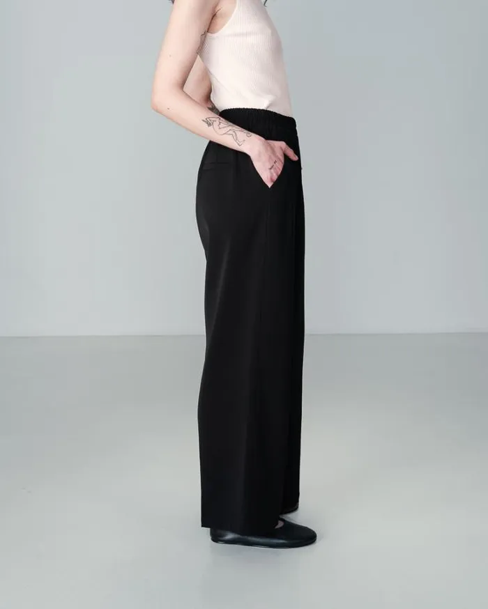 Grace and Mila Flowing Trousers TROUSERS NOIR NOBLESSE 8211 Shop