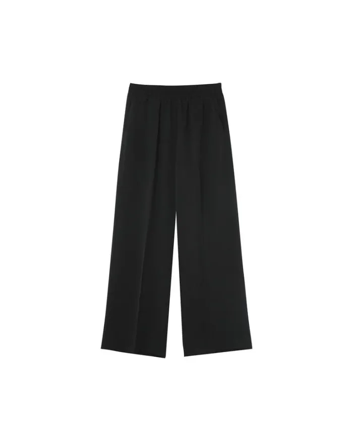 Grace and Mila Flowing Trousers TROUSERS NOIR NOBLESSE 8211 Shop