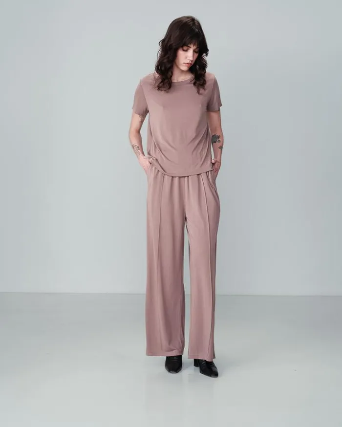 Grace and Mila Flowing Trousers TROUSERS TAUPE NESS 8211 Shop