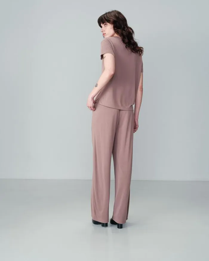 Grace and Mila Flowing Trousers TROUSERS TAUPE NESS 8211 Shop