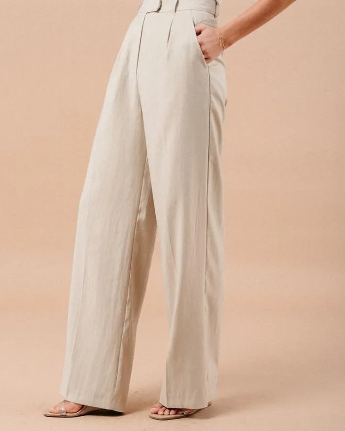 Grace and Mila HighWaisted Trousers TROUSERS BEIGE MARC 8211 Shop