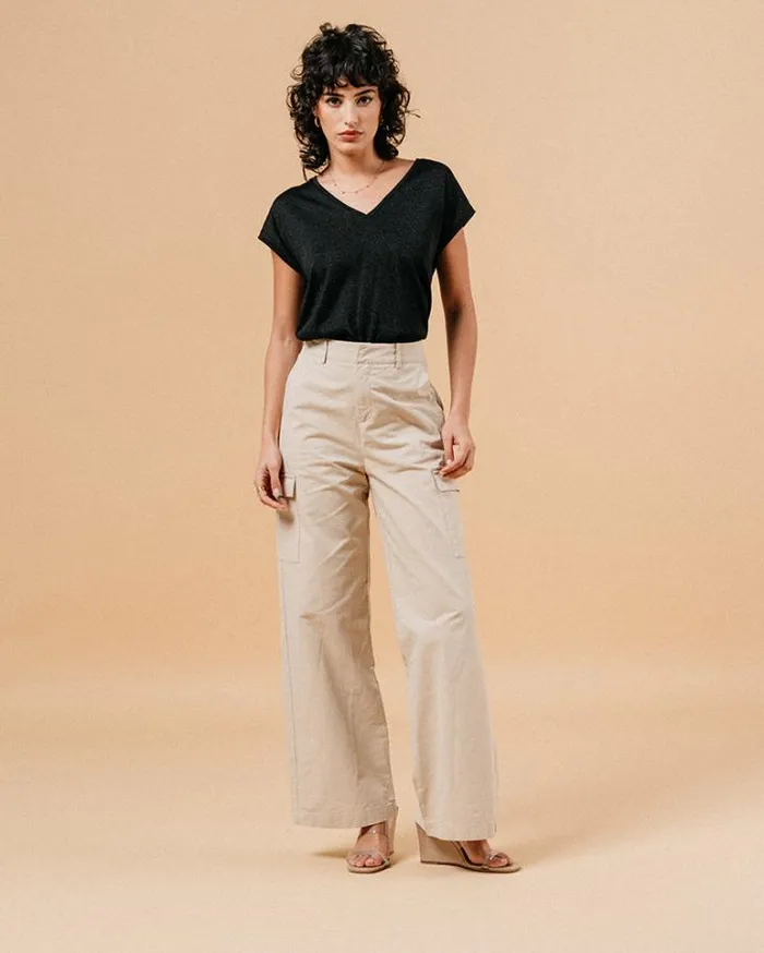 Grace and Mila HighWaisted Trousers TROUSERS BEIGE MATEO 8211 Shop